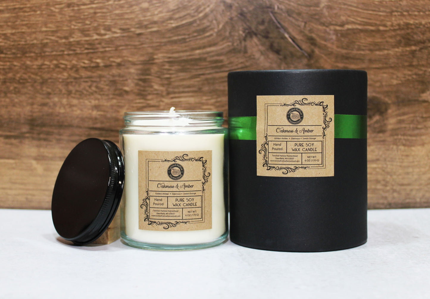 Oakmoss & Amber Soy Candle